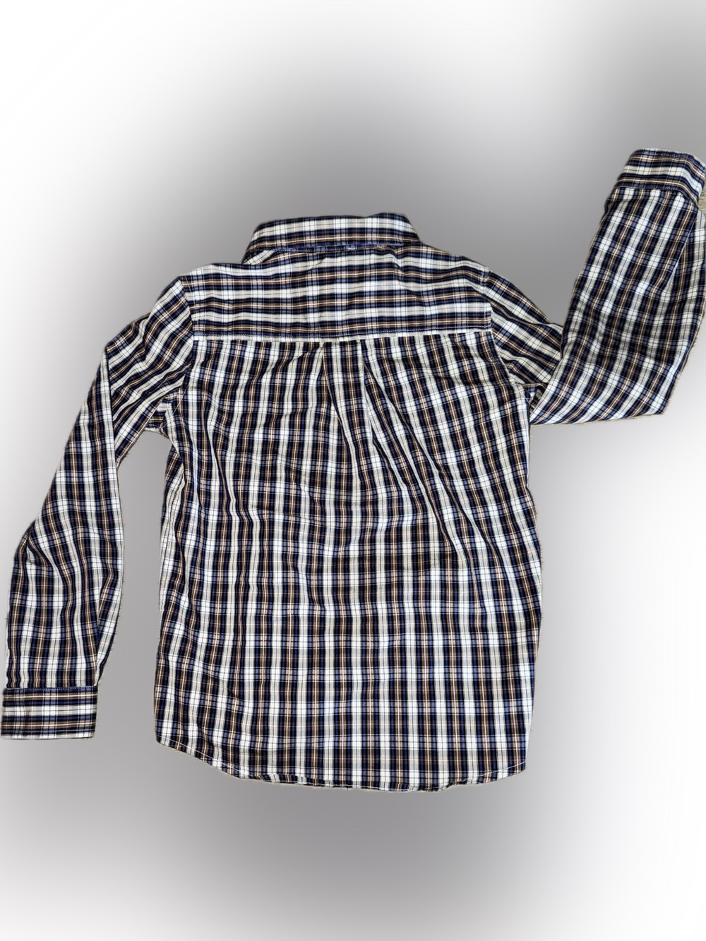 Boys, Polo by Ralph Lauren, Plaid Button-Down Shirt, Large-10/12 - Picture 3 of 9